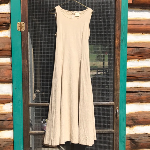 elegant linen dress